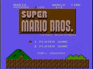 ニューファミコンSMB画面